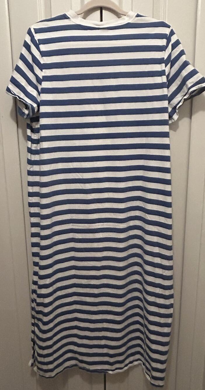 Old Navy XL Maxi Dress Striped Blue & White
